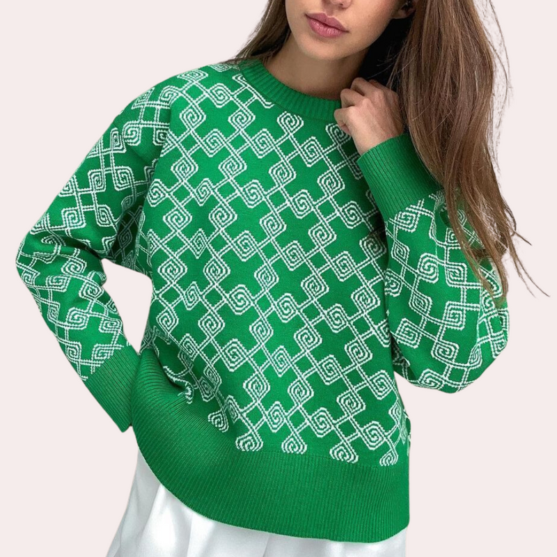 Bequemer Damen-Strickpullover