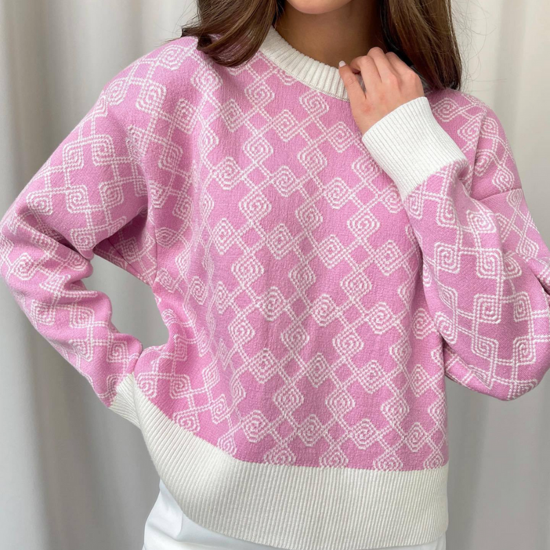 Bequemer Damen-Strickpullover