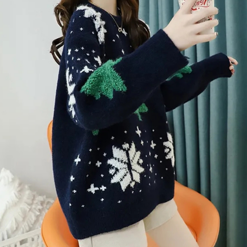 Stylischer Weihnachtspulli für Damen
