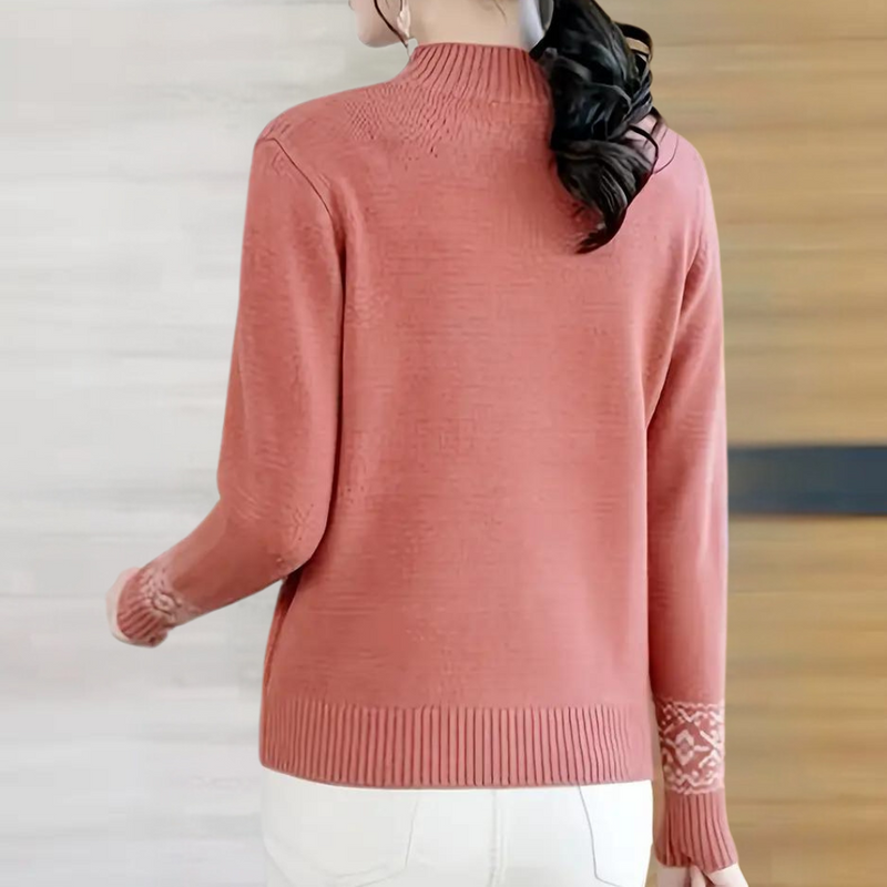 Warmer Strickpulli für Frauen