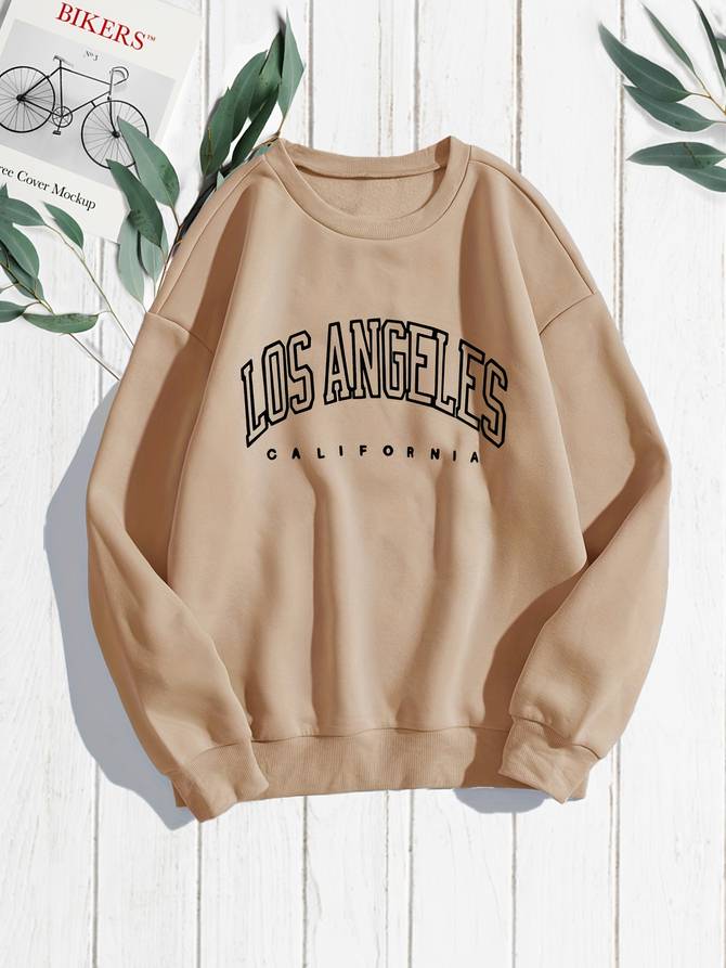 Weiches Los Angeles für dich Bequemes Hoodie für Damen