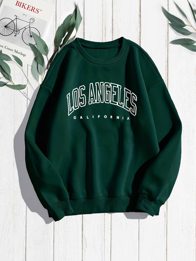 Weiches Los Angeles für dich Bequemes Hoodie für Damen