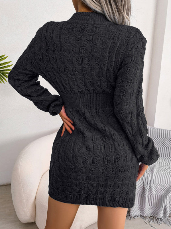 Elegantes Emma -Schicke Herbst Mini Wickelkleid für Frauen ddddd