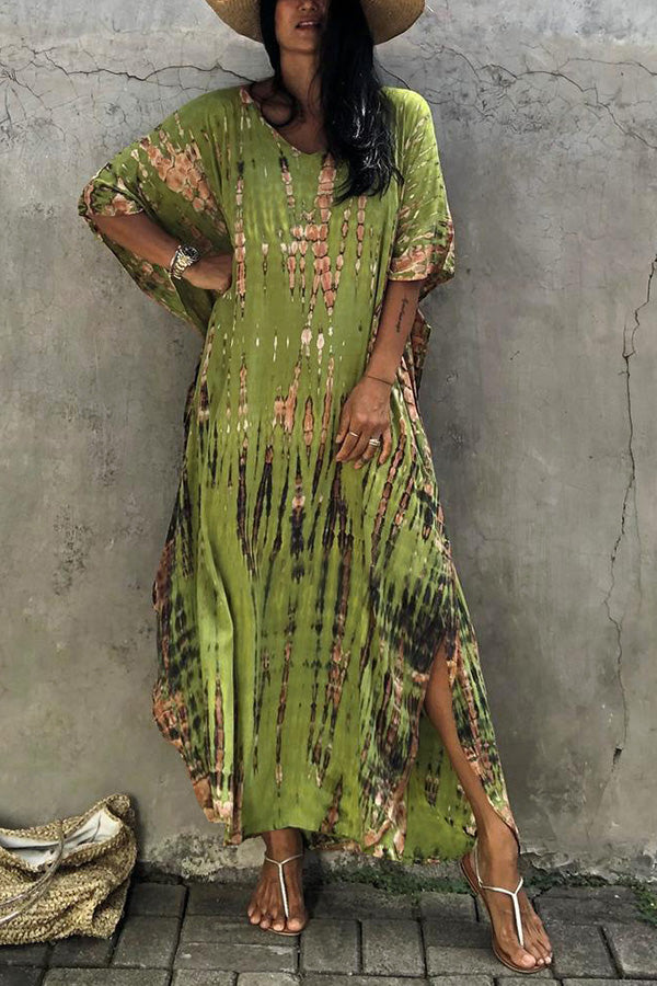 Weiches Freely - Lässiges Batik-Boho-Überwurfkleid für dich