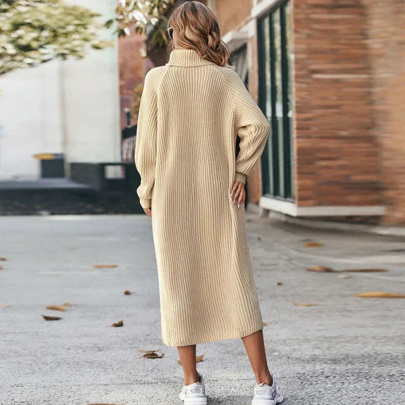 Warmes Kleid Mit Entspannter Passform Für Frauen für dich