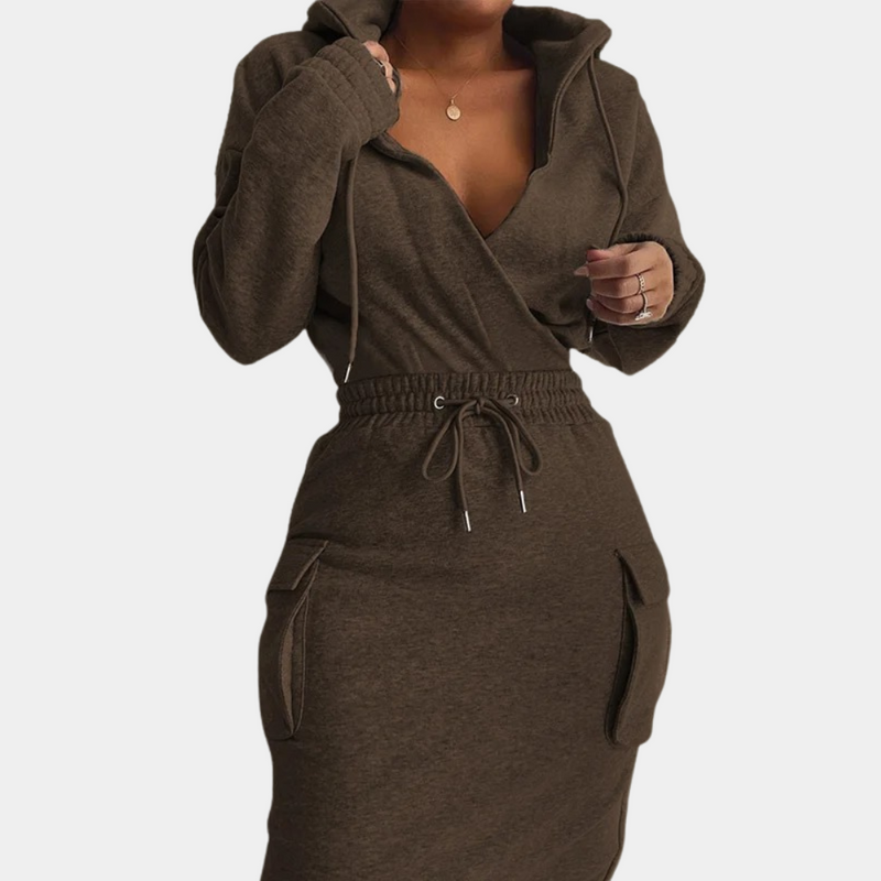 Eleganter Damen-Kapuzenpullover