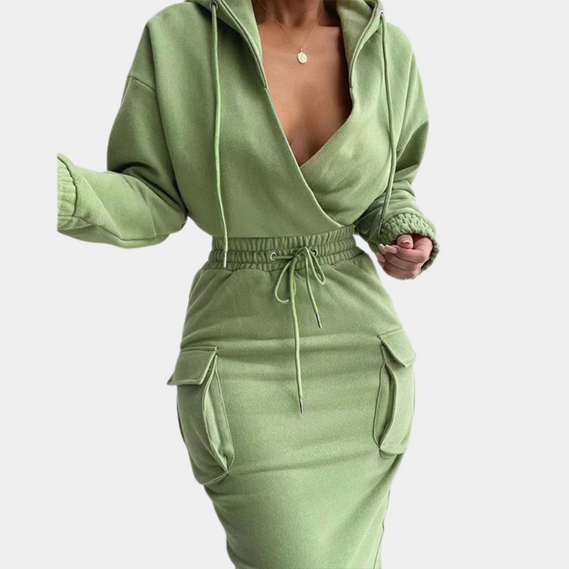 Eleganter Damen-Kapuzenpullover