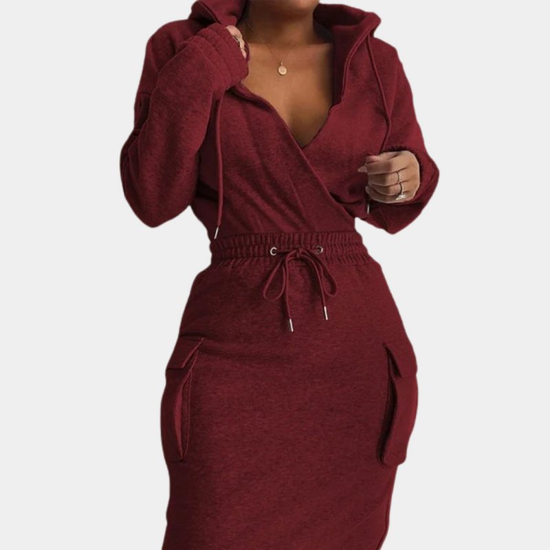 Eleganter Damen-Kapuzenpullover
