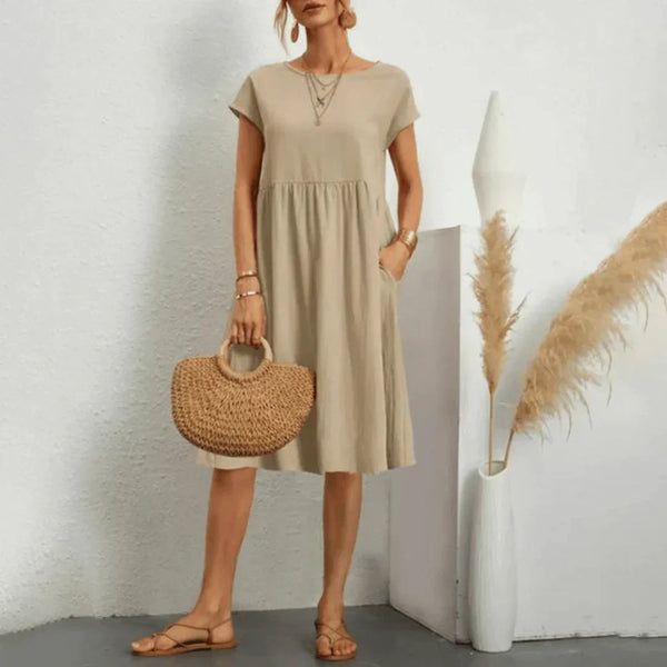 Warmes Aus Baumwolle Für Dich – Bequemes Kleid Für Sommer