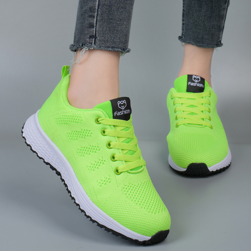 Bequeme Atmungsaktive Damen Alltag Leichte Lauf Sneaker