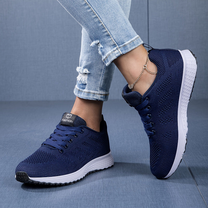 Bequeme Atmungsaktive Damen Alltag Leichte Lauf Sneaker