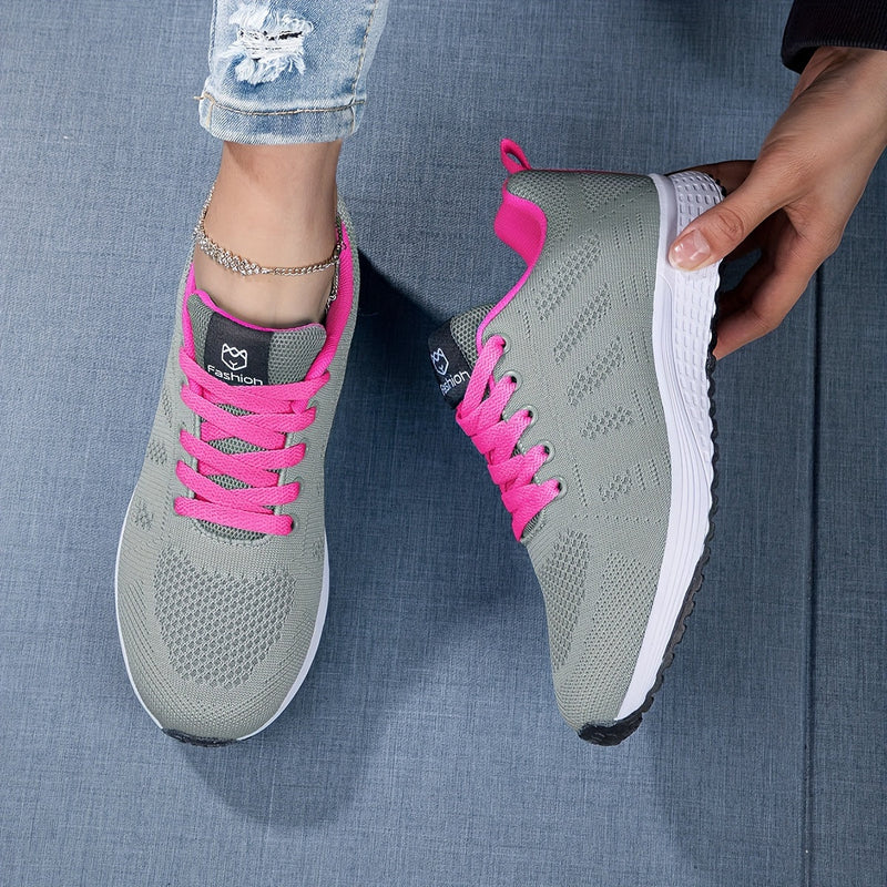 Bequeme Atmungsaktive Damen Alltag Leichte Lauf Sneaker