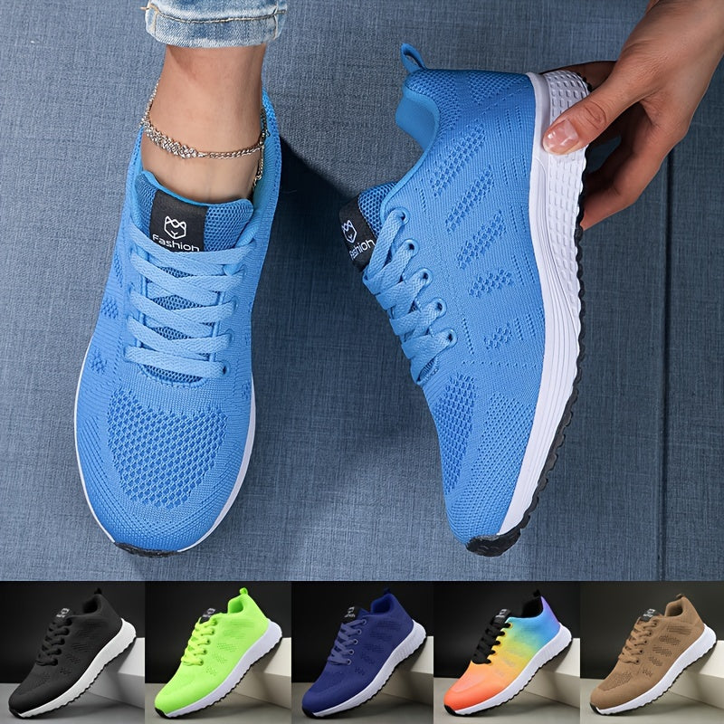 Bequeme Atmungsaktive Damen Alltag Leichte Lauf Sneaker