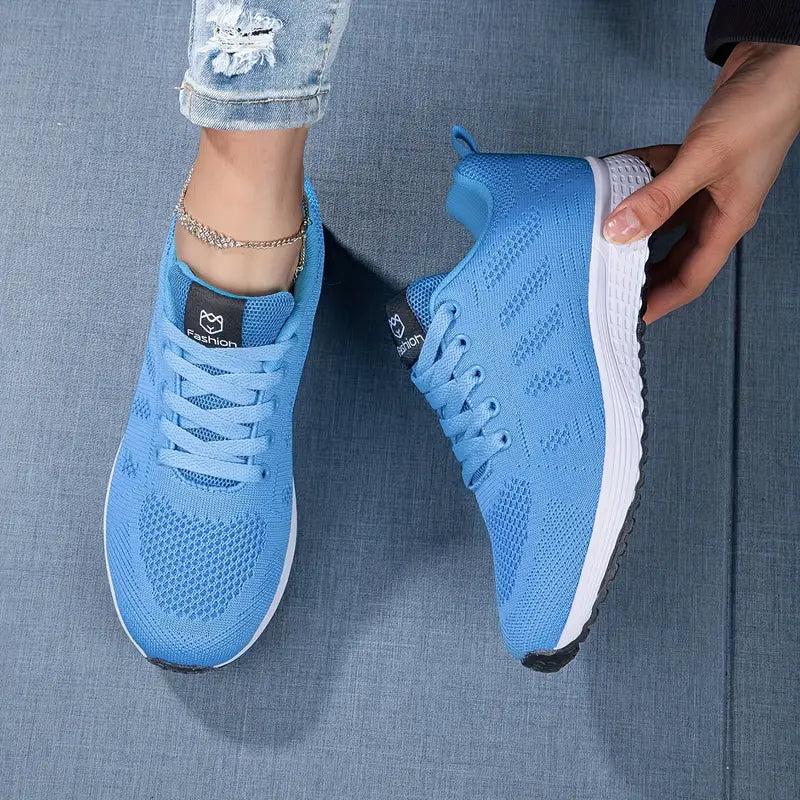 Bequeme Atmungsaktive Damen Alltag Leichte Lauf Sneaker