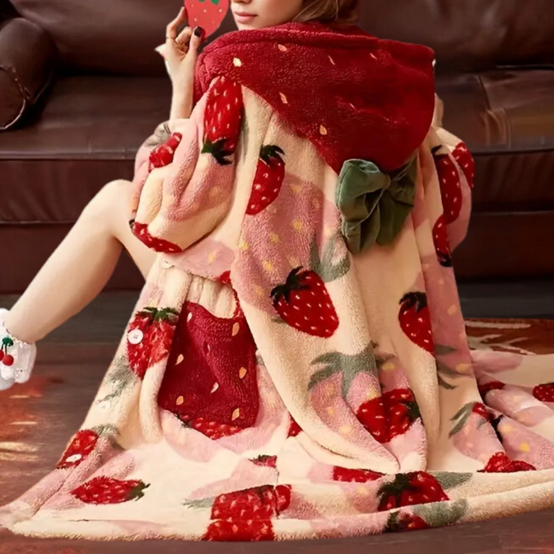 Bequeme Elegante Decke Mit Kapuze Für Damen