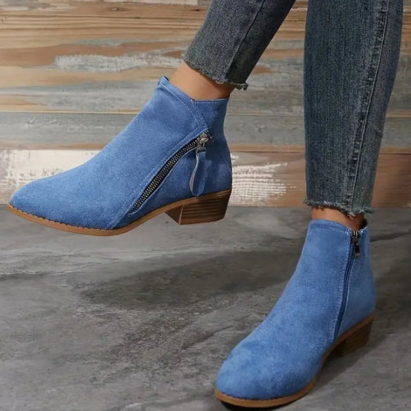 Bequeme Stilvolle Komfort Damenstiefelette Stiefelette