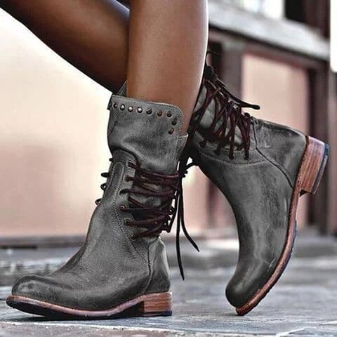 Bequeme Warme Elegante Schlupf Ohne Schnürsenkel Stiefel