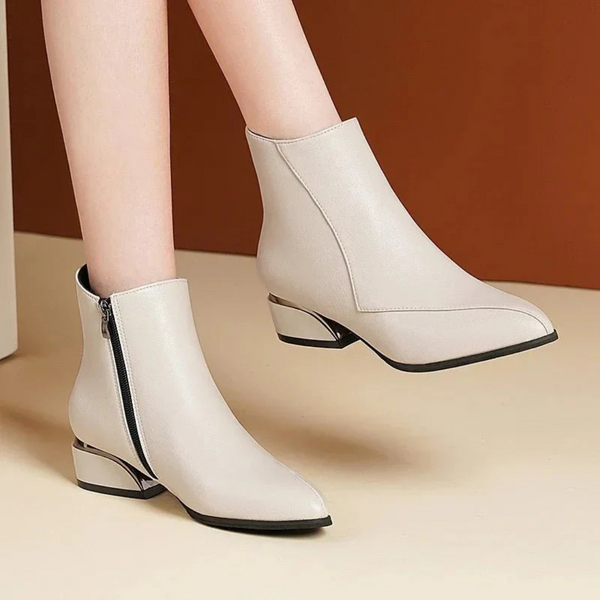Bequeme Warme Stilvolle Alltagstauglich Reißverschluss Stiefel