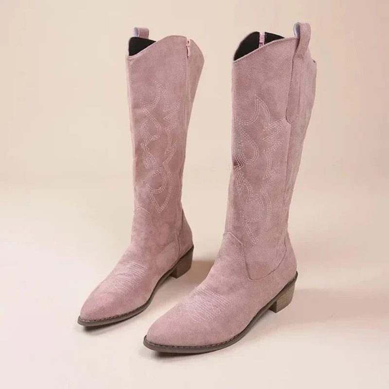 Bequeme Warme Western Klassisch Robuste Schöne Stiefel