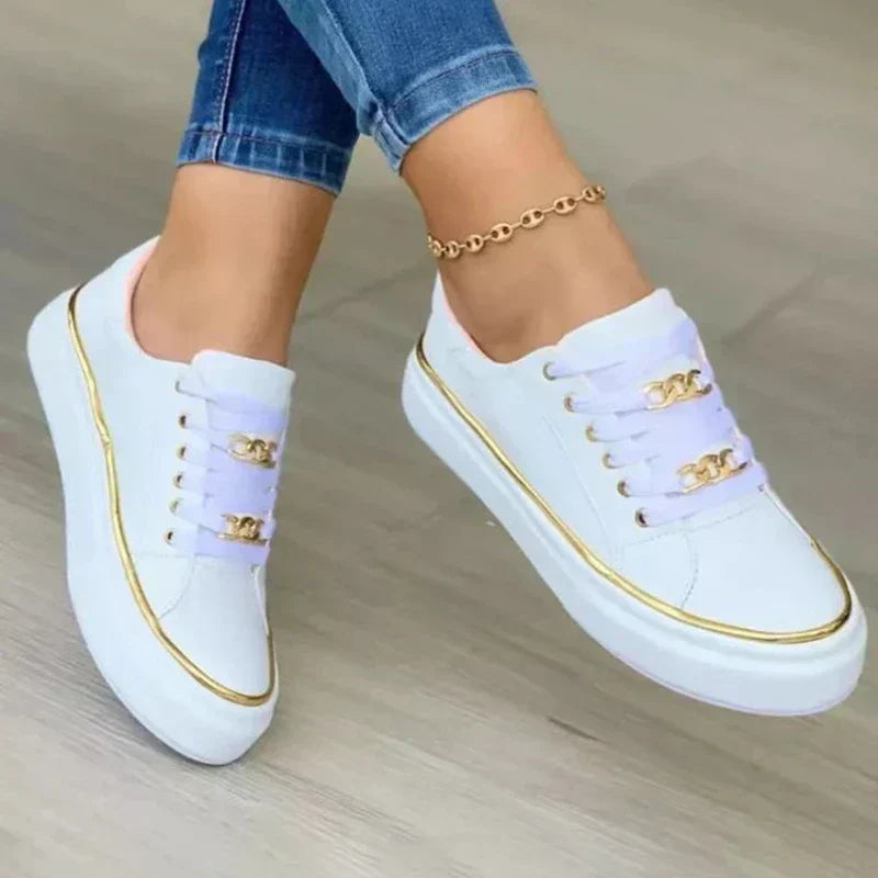 Bequeme Weiche Alltags Damen Hohe Komfort Turnschuhe