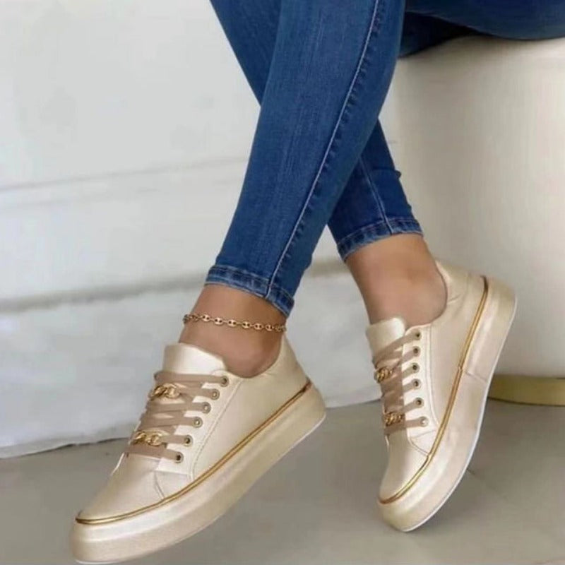 Bequeme Weiche Alltags Damen Hohe Komfort Turnschuhe