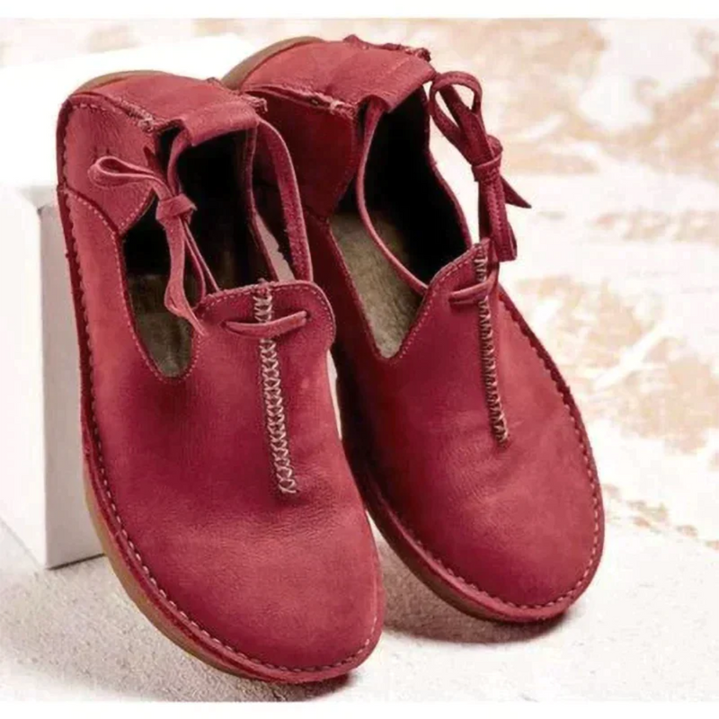 Bequeme Weiche Vintage Damen Alltag Komfort Stilvoll Schuhe