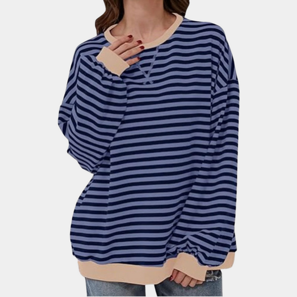 Bequemer Bunter Pullover Für Frauen Mit Stil