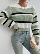 Bequemer Bunter Strickpullover Für Jeden Anlass