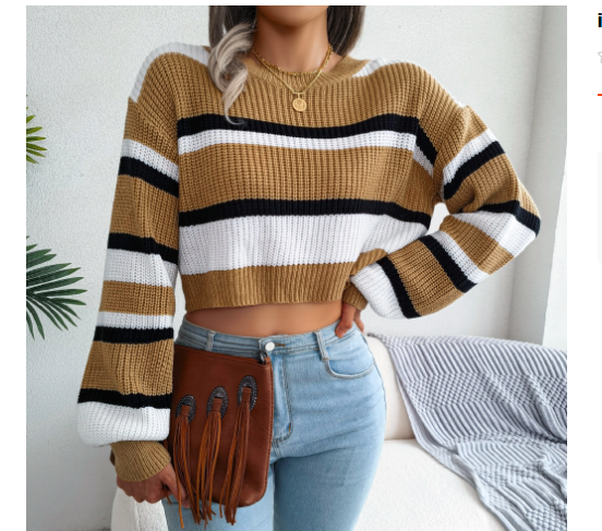 Bequemer Bunter Strickpullover Für Jeden Anlass