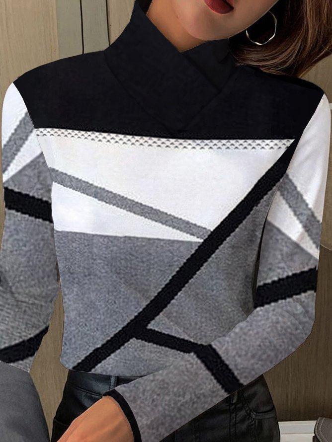Bequemer Eleganter Langarmpullover Für Jeden Anlass
