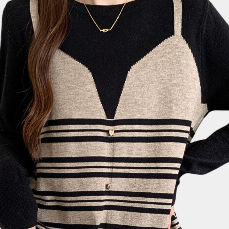 Bequemer Eleganter Pullover Für Damen Im Modernen Stil
