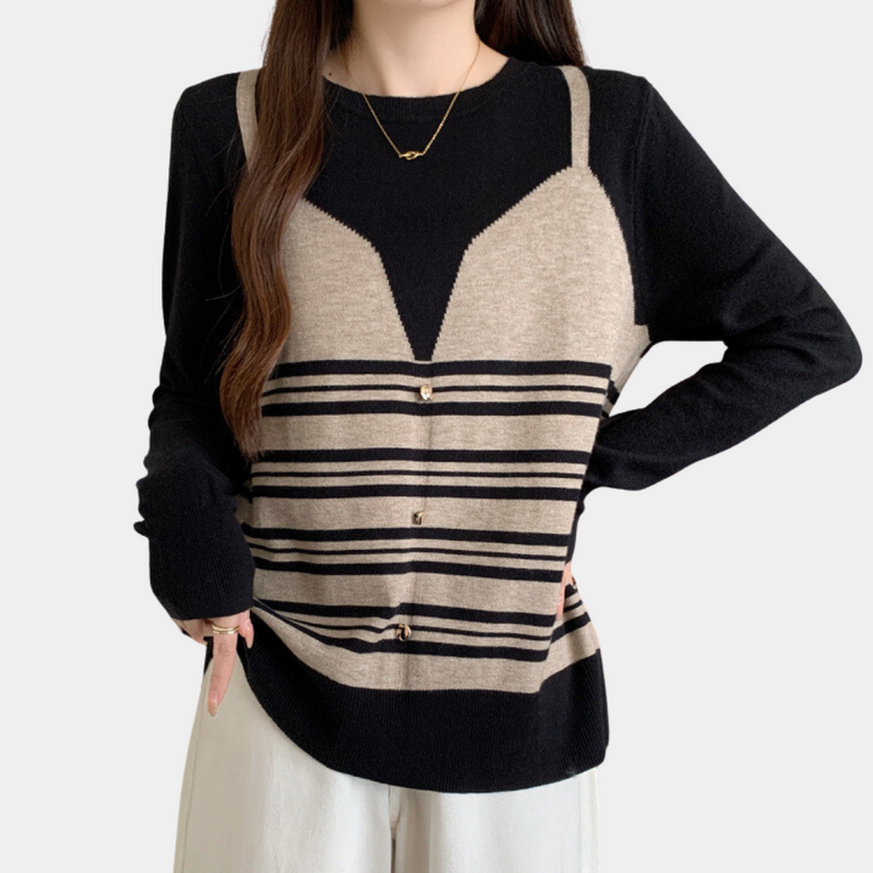 Bequemer Eleganter Pullover Für Damen Im Modernen Stil