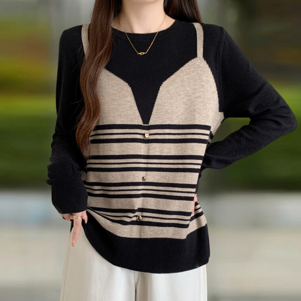 Bequemer Eleganter Pullover Für Damen Im Modernen Stil