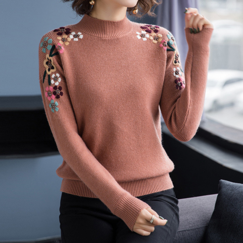 Bequemer Eleganter Pullover Für Frauen Im Alltag