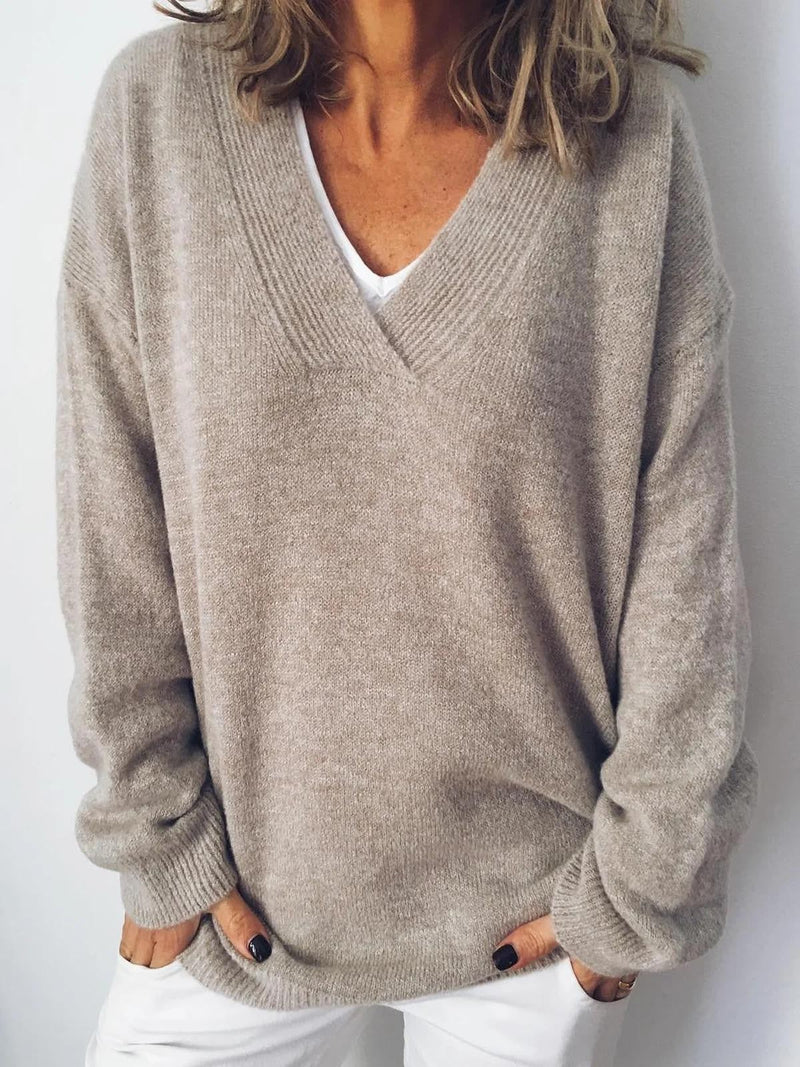 Bequemer Eleganter Pullover Für Jeden Tag Und Spaß