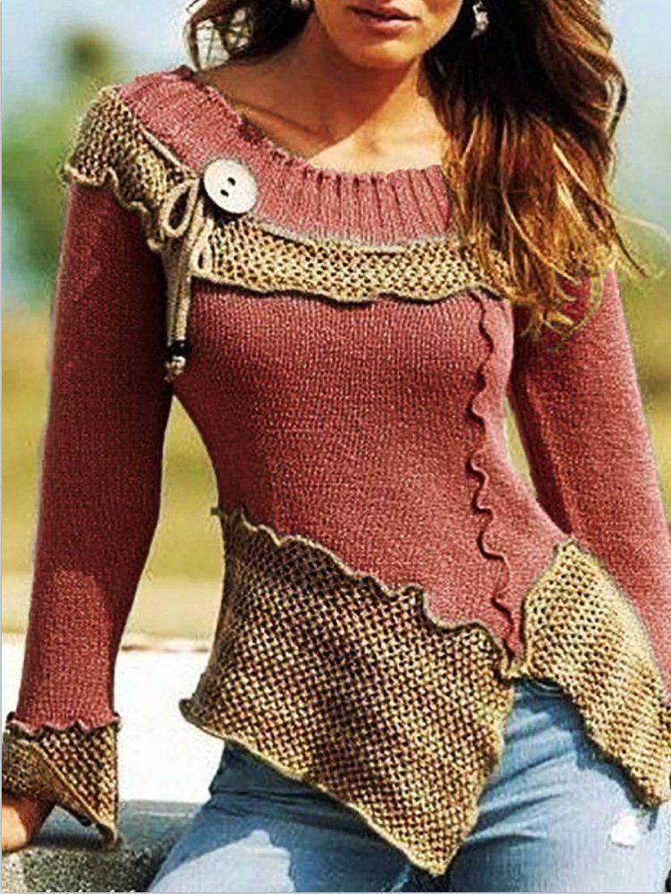 Bequemer Eleganter Pullover Für Jederzeit Und Anlass