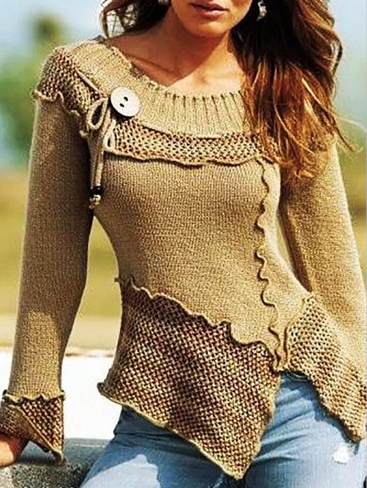 Bequemer Eleganter Pullover Für Jederzeit Und Anlass