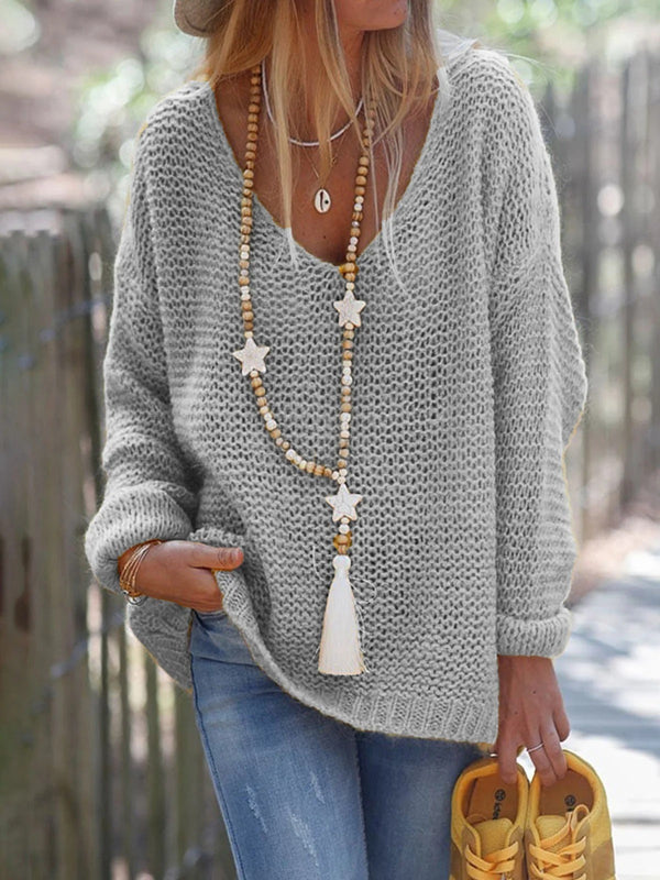 Bequemer Langarm Pullover Für Jeden Tag Und Anlass