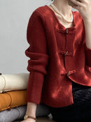 Bequemer Roter Pullover Mit Stil Für Jeden Tag