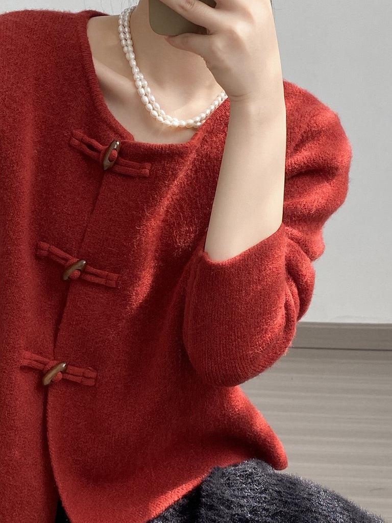 Bequemer Roter Pullover Mit Stil Für Jeden Tag