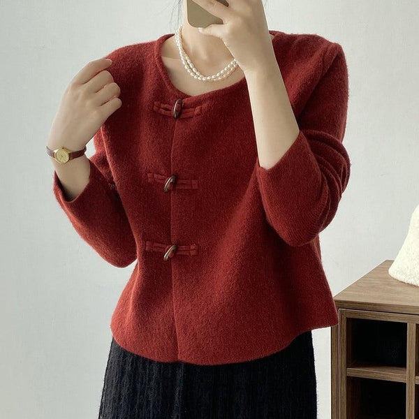 Bequemer Roter Pullover Mit Stil Für Jeden Tag