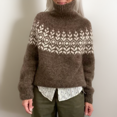 Bequemer Und Eleganter Pullover Für Kalte Tage
