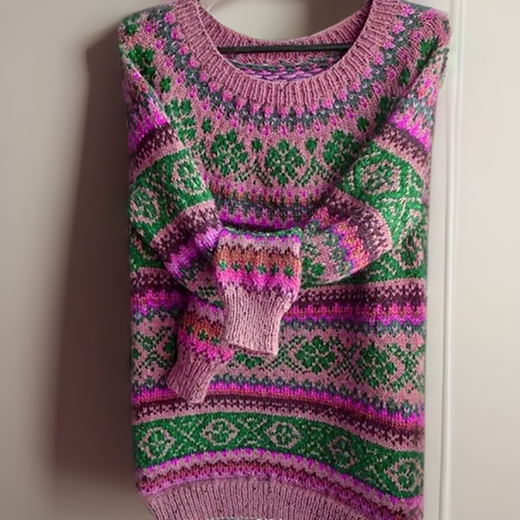 Bequemer Und Weicher Strickpullover Für Den Alltag