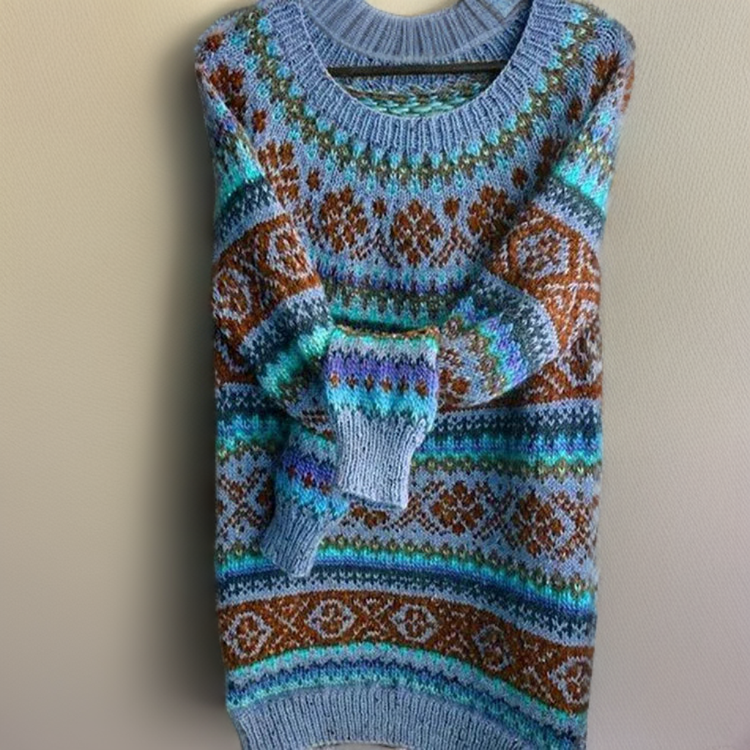 Bequemer Und Weicher Strickpullover Für Den Alltag