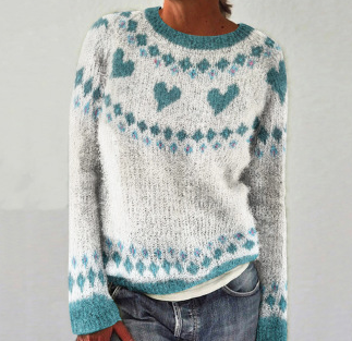 Bequemer Warmer Strickpullover Für Kinder Mädchen