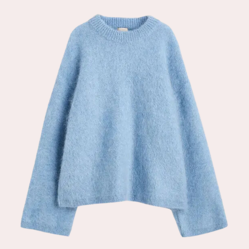 Bequemer Weicher Pullover für Frauen im Oversize-Stil
