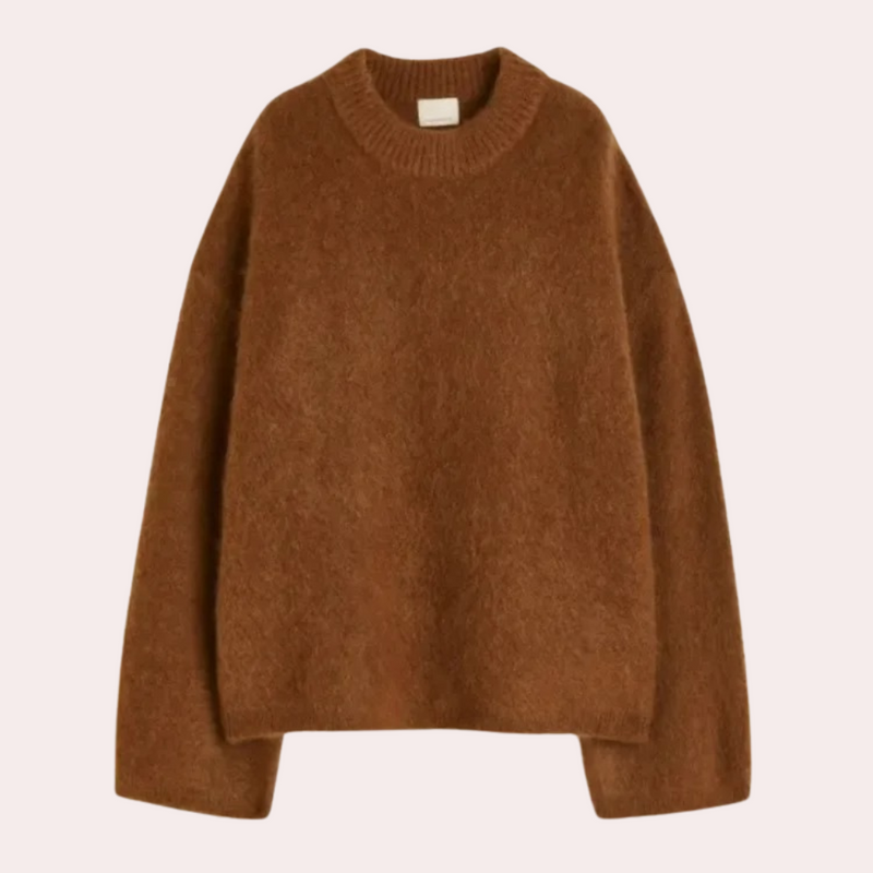 Bequemer Weicher Pullover für Frauen im Oversize-Stil