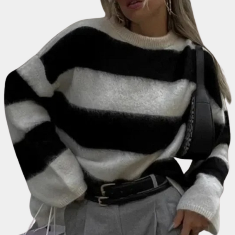 Bequemer Weicher Pullover für Frauen im Oversize-Stil