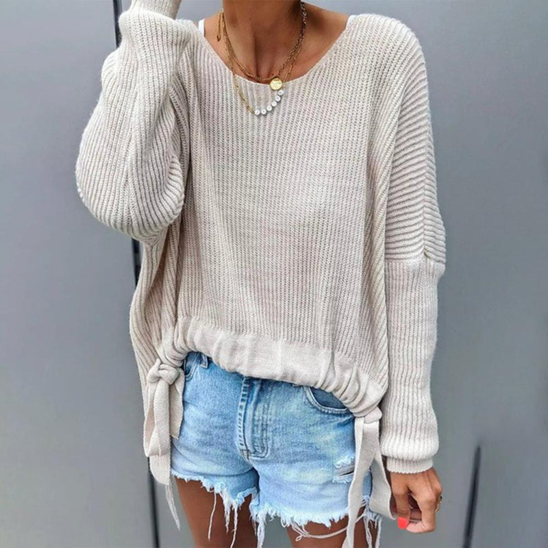 Bequemer Weicher Pullover Für Jeden Tag In Pfirsich