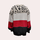 Bequemes Leopardenmuster Sweatshirt Für Frauen Mit Stil